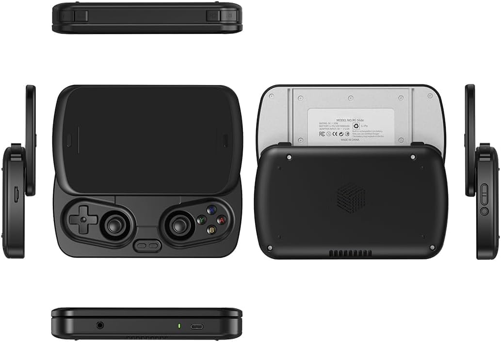 Consola portátil con pantalla IPS de 4,7 pulgadas sistema Android 13 batería recargable de 5000 mAh dispositivo de videojuegos portátil para adultos-Casagoloft