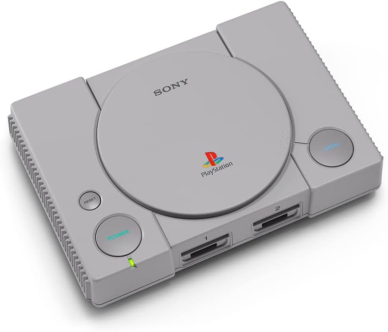 Sony PlayStation Classic consola retro con 2 mandos incluidos, diseño compacto inspirado en la original, juegos preinstalados y experiencia clásica de juego en formato mini-Casagoloft