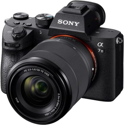 Sony Alpha 7 III cámara mirrorless full frame 24,2MP con objetivo 28-70mm estabilización de 5 ejes 10fps enfoque automático avanzado vídeo 4K cámara profesional versátil-Casagoloft