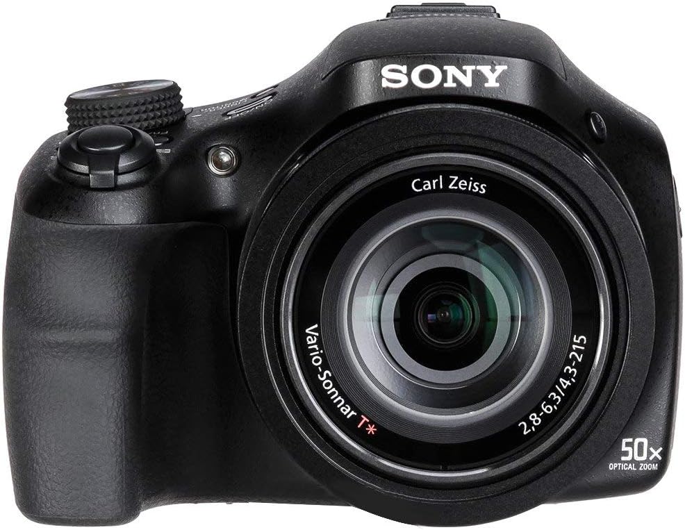 Sony DSC-HX400V cámara bridge 20,4MP zoom óptico 50x lente Zeiss estabilización óptica vídeo Full HD pantalla 3 pulgadas cámara de largo alcance para viajes naturaleza y fotografía avanzada-Casagoloft