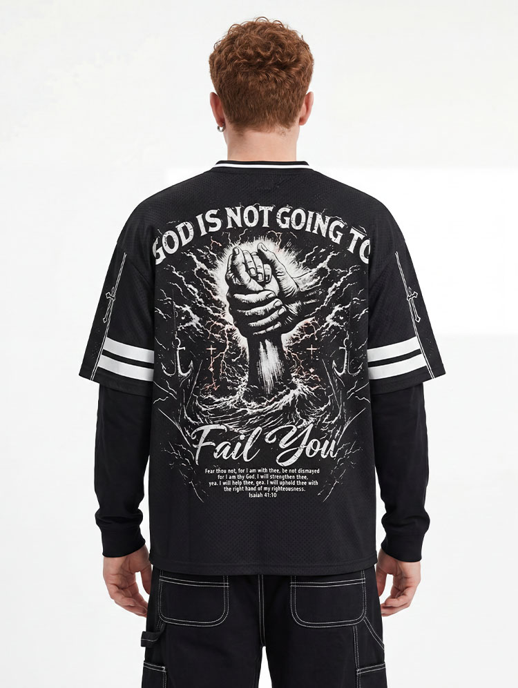 God is Not Going to Fail You Christian Mesh Jersey