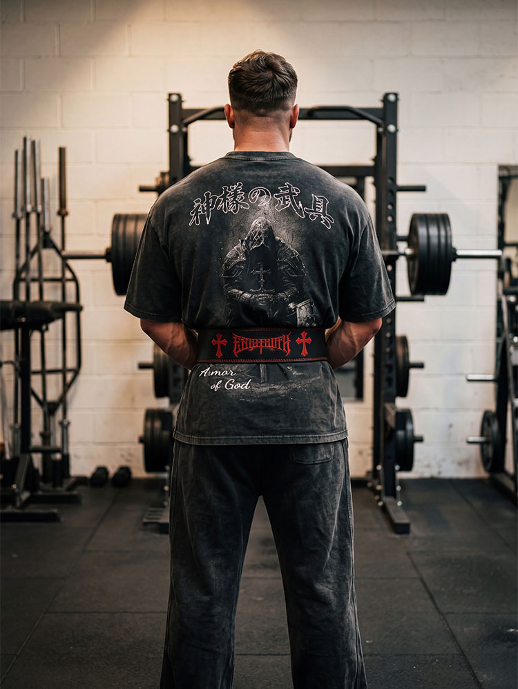 Armor Of God Anime Christian Washed T-Shirt