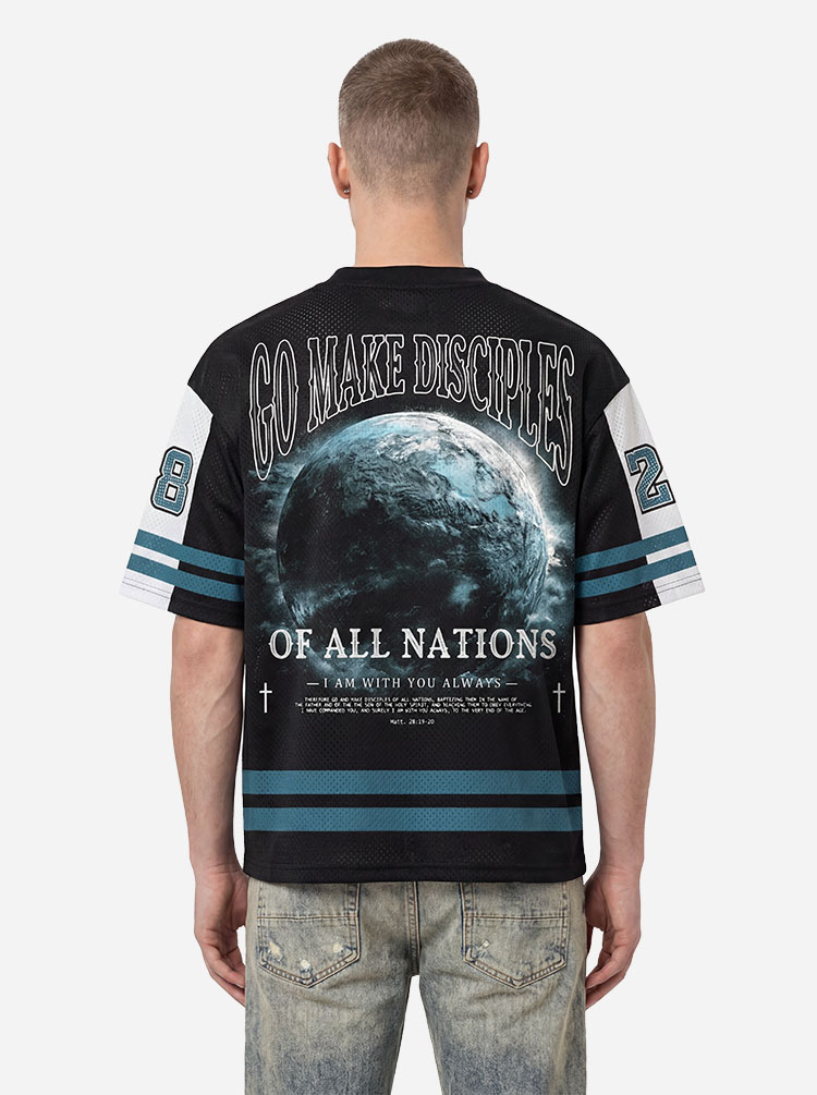 Go Make Disciples of All Nations Christian Mesh Jersey