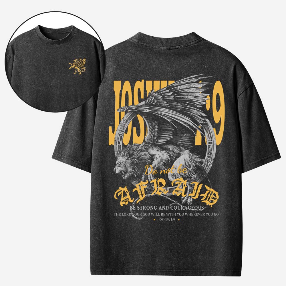 Do Not Be Afraid Christian Washed T-Shirt