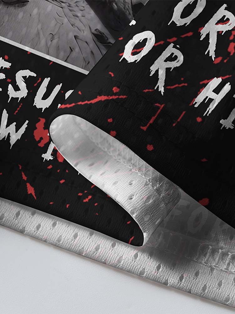 Jesus Died For Me Christian Mesh Jersey