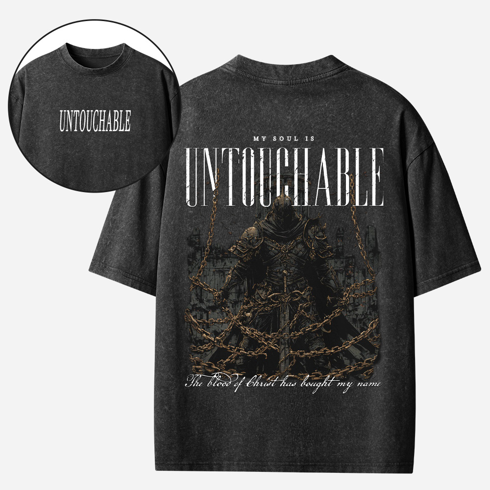 My Soul is Untouchable Christian Washed T-Shirt