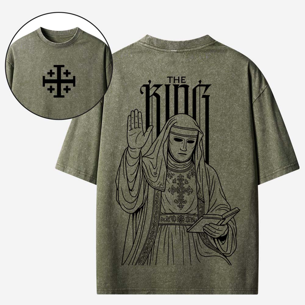 The King Christian Washed T-Shirt