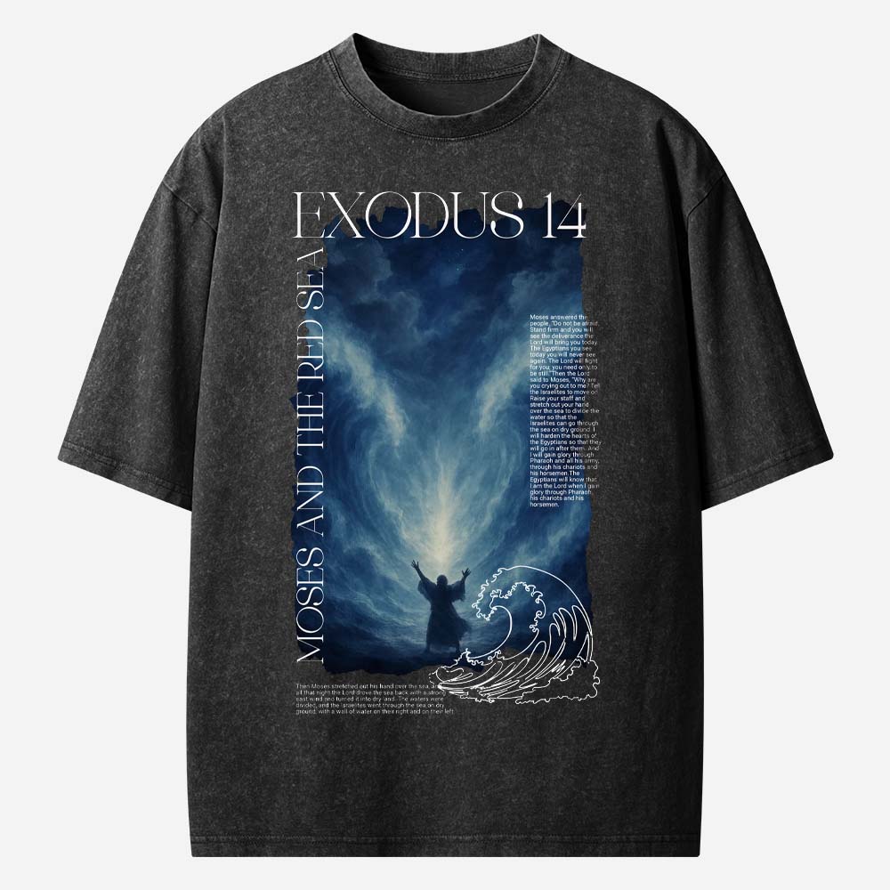  Bible Story Christian Washed T-Shirt