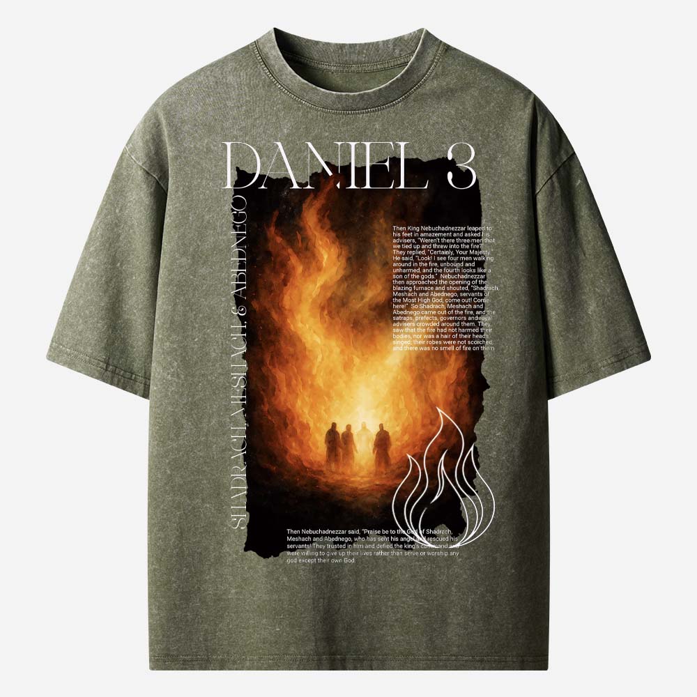  Bible Story Christian Washed T-Shirt