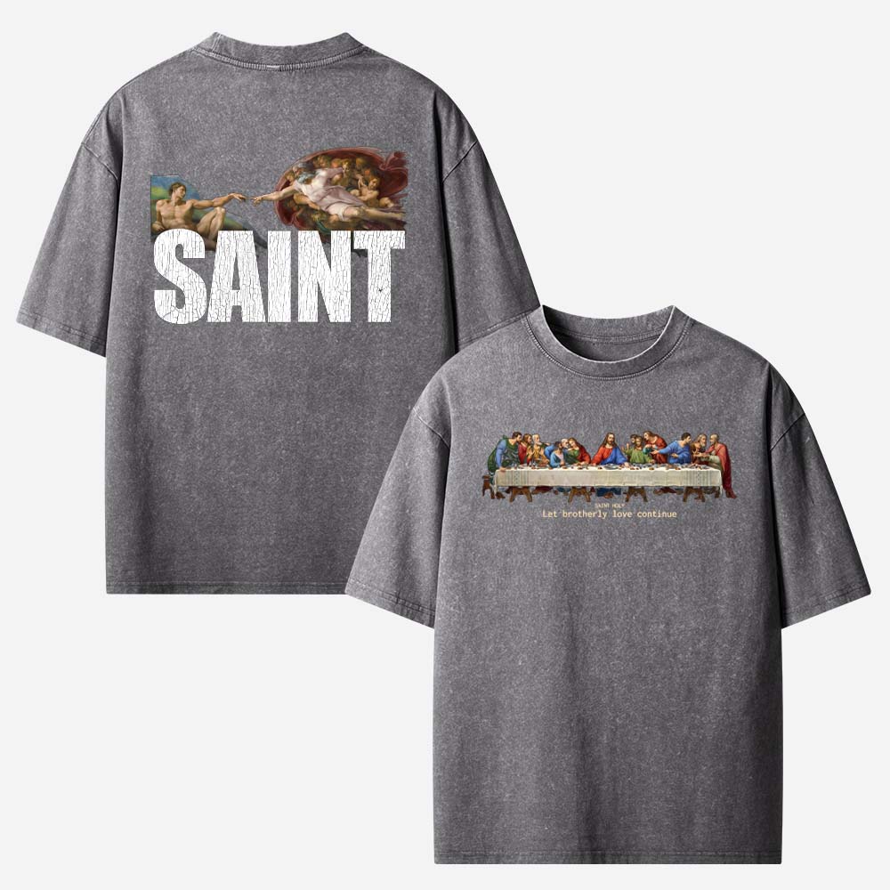  Saint Christian Washed T-Shirt
