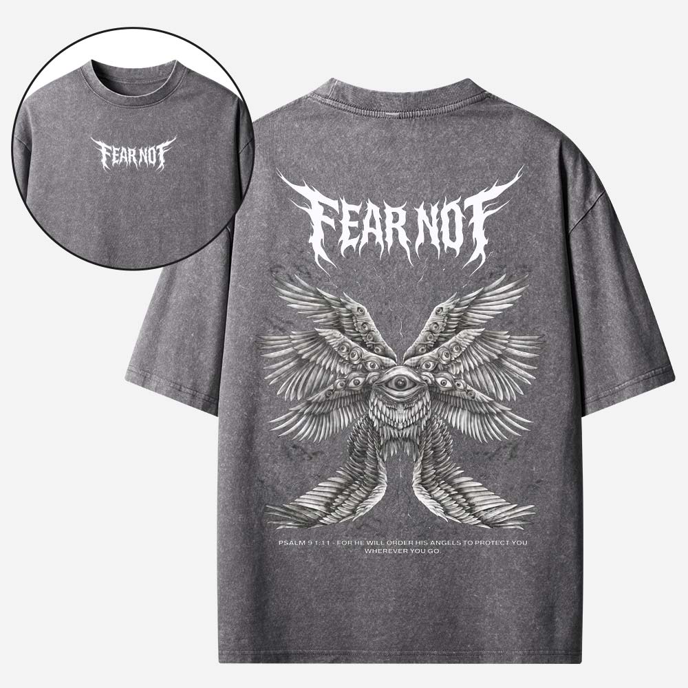 Seraphim Fear Not Christian Washed T-Shirt