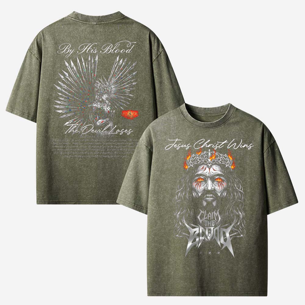 Lucifer's Demise Christian Washed T-Shirt