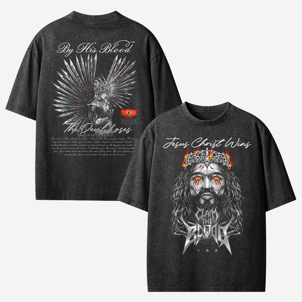 Lucifer's Demise Christian Washed T-Shirt