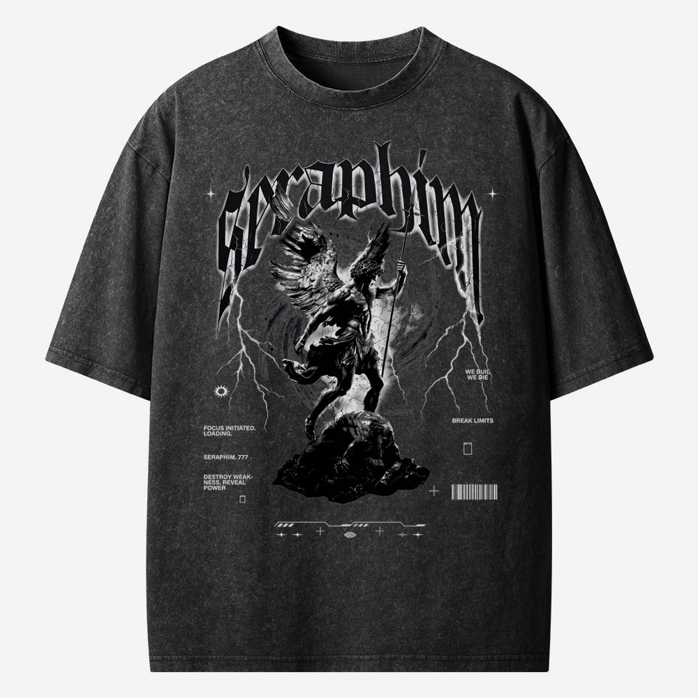 Seraphim Faith Christian Washed T-Shirt