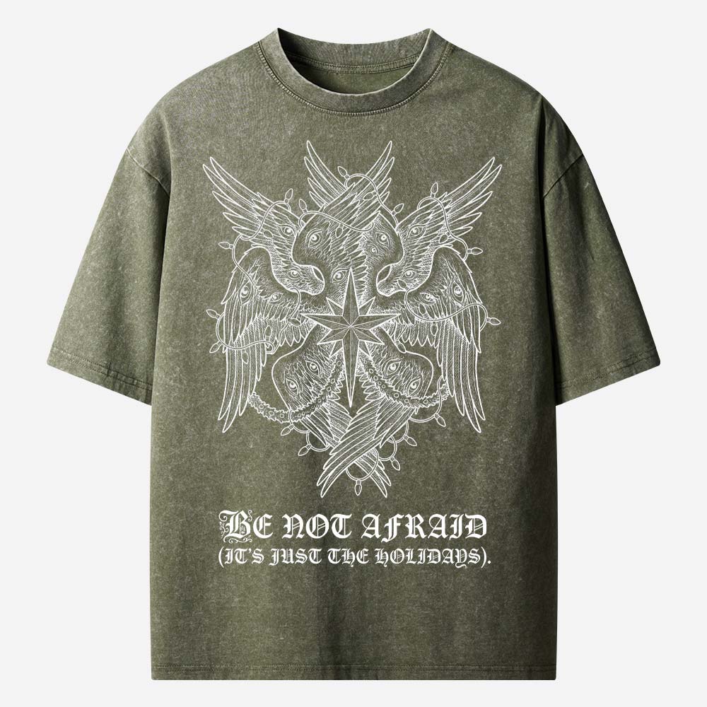 Be Not Afraid Christian Washed T-Shirt