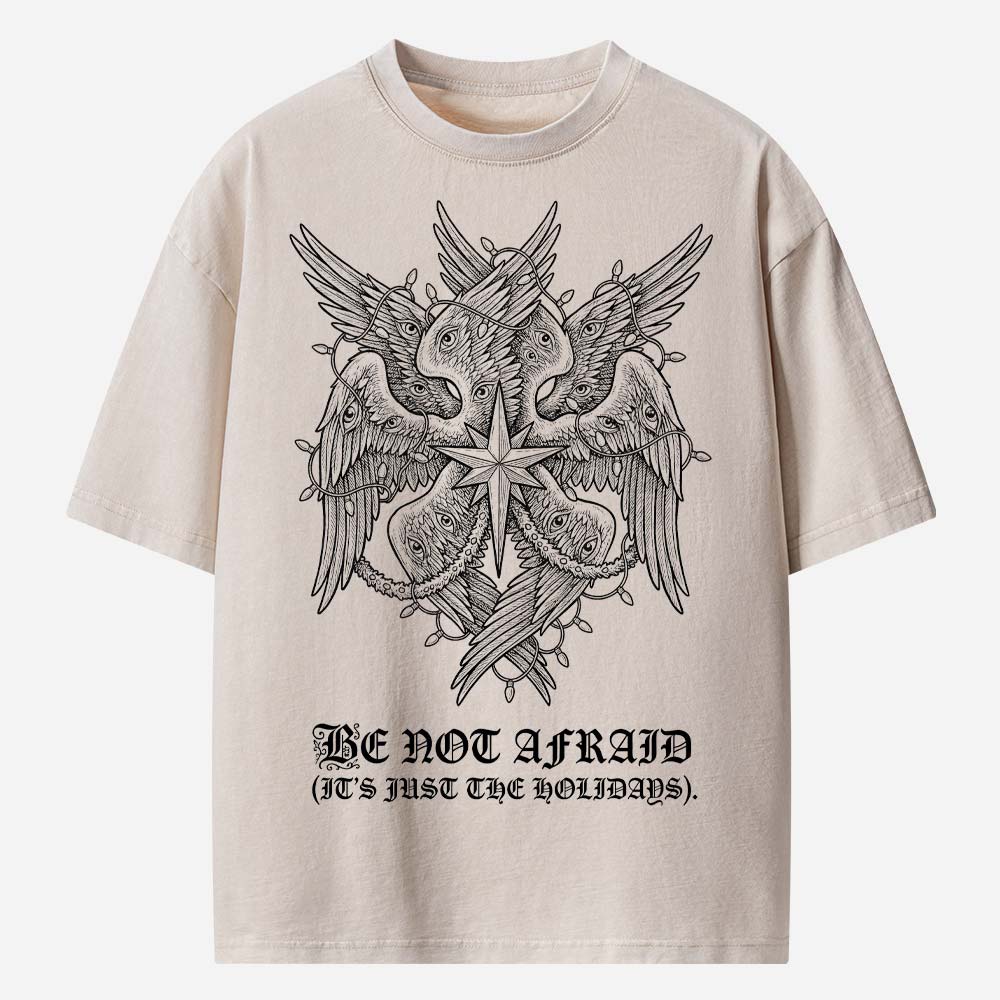 Be Not Afraid Christian Washed T-Shirt