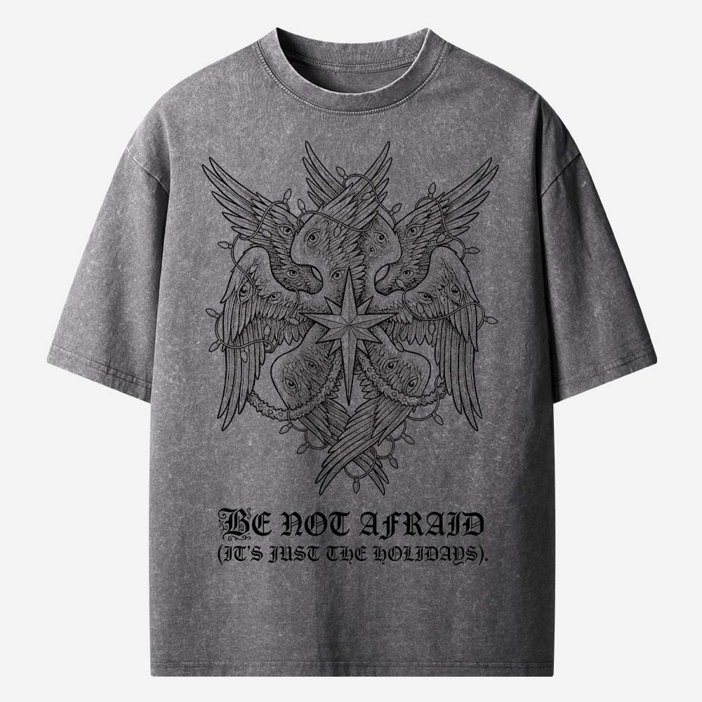 Be Not Afraid Christian Washed T-Shirt