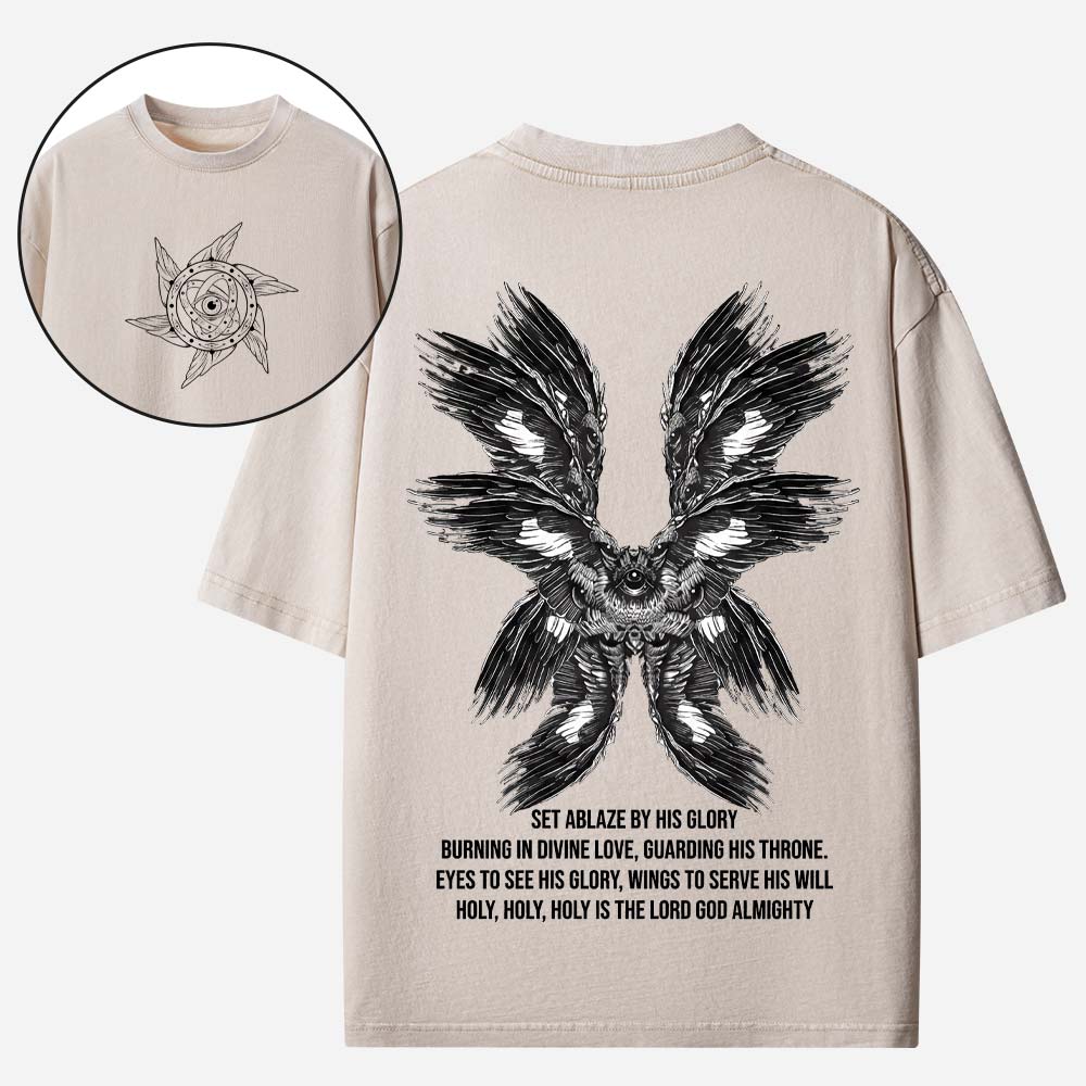 Seraphim Ange Christian Washed T-Shirt