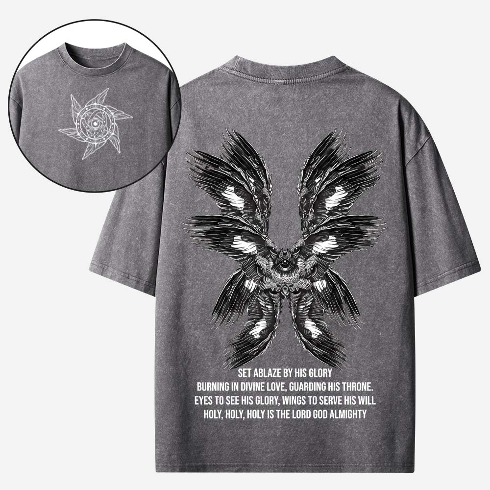 Seraphim Ange Christian Washed T-Shirt