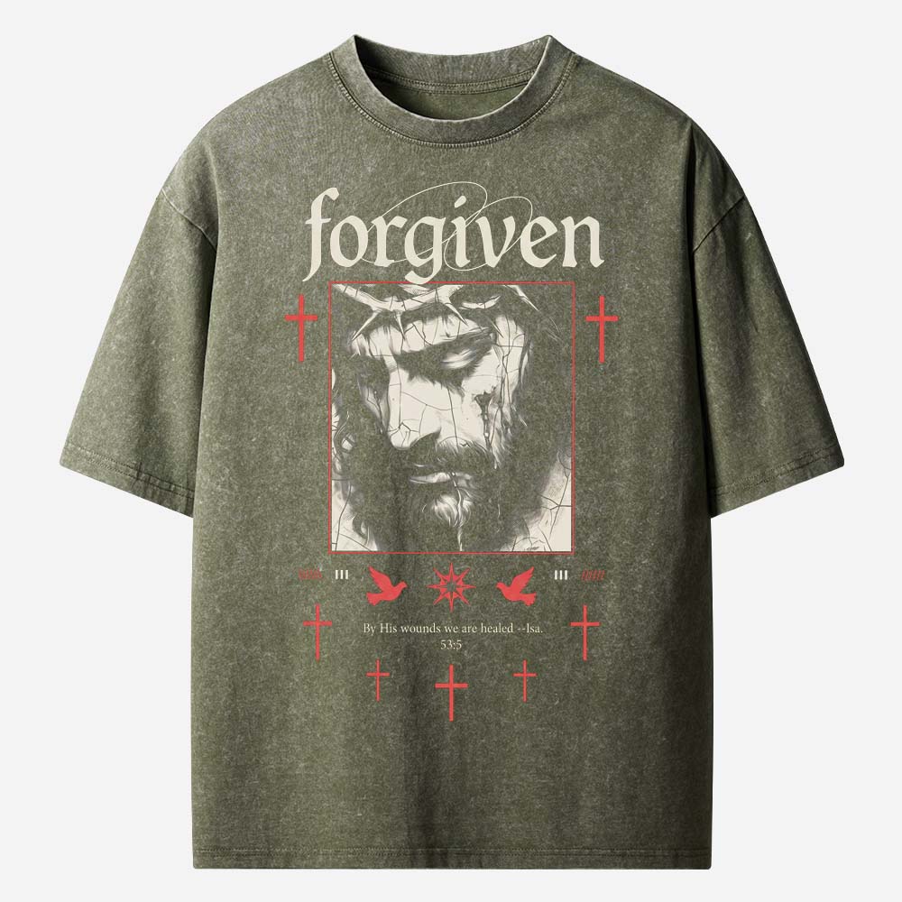 Forgiven Christian Washed T-Shirt