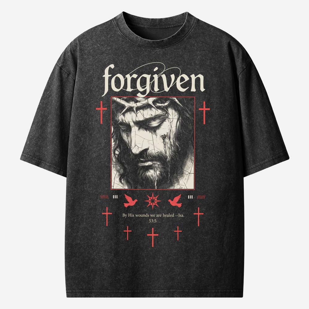 Forgiven Christian Washed T-Shirt