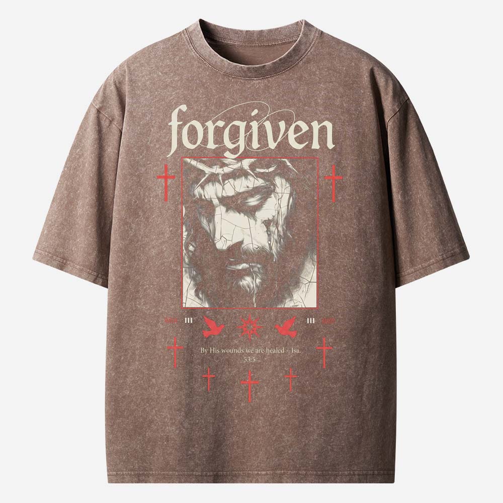 Forgiven Christian Washed T-Shirt