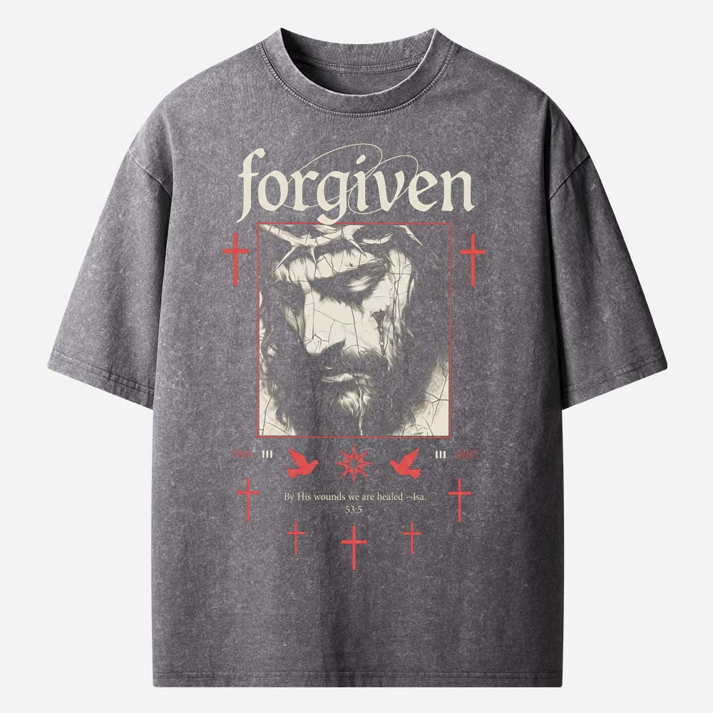 Forgiven Christian Washed T-Shirt