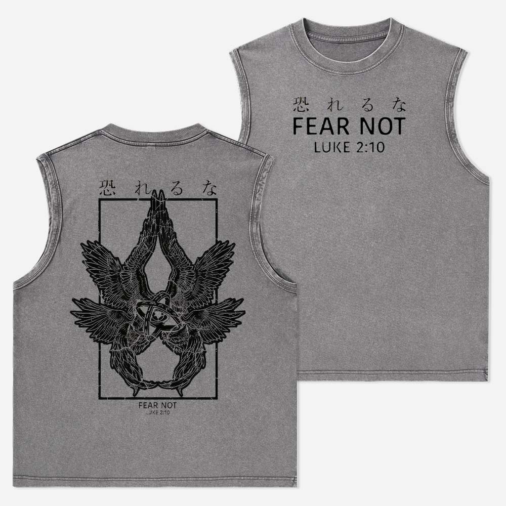 Fear Not Christian Washed Tank Top