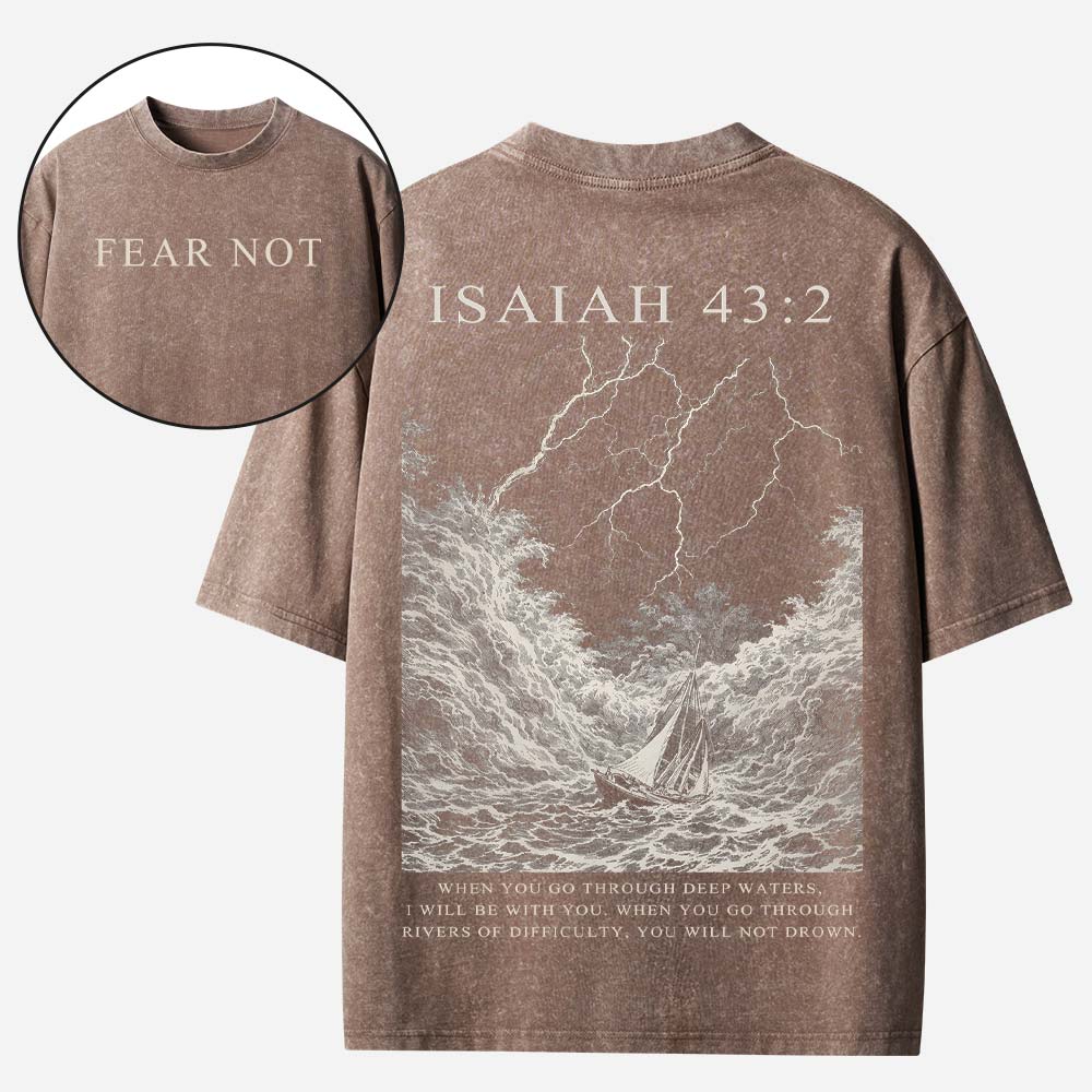 Fear Not Christian Washed T-Shirt