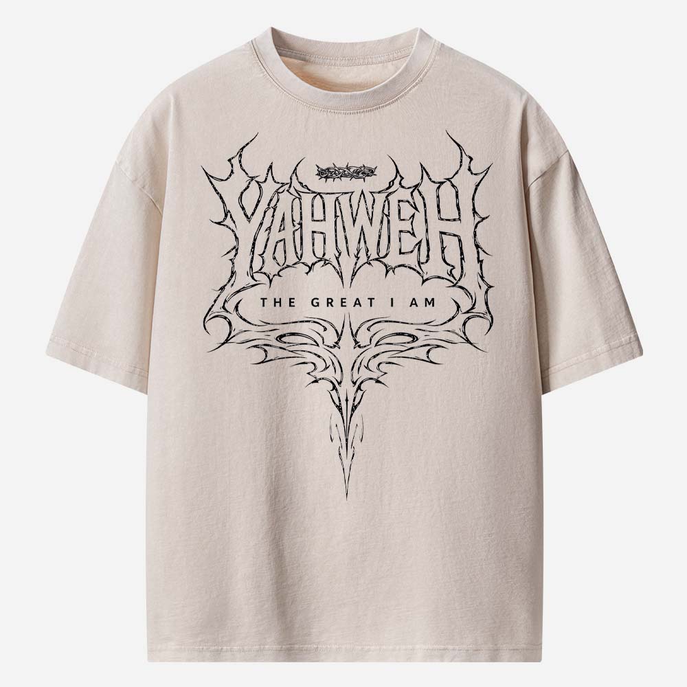 YAHWEH Christian Washed T-Shirt