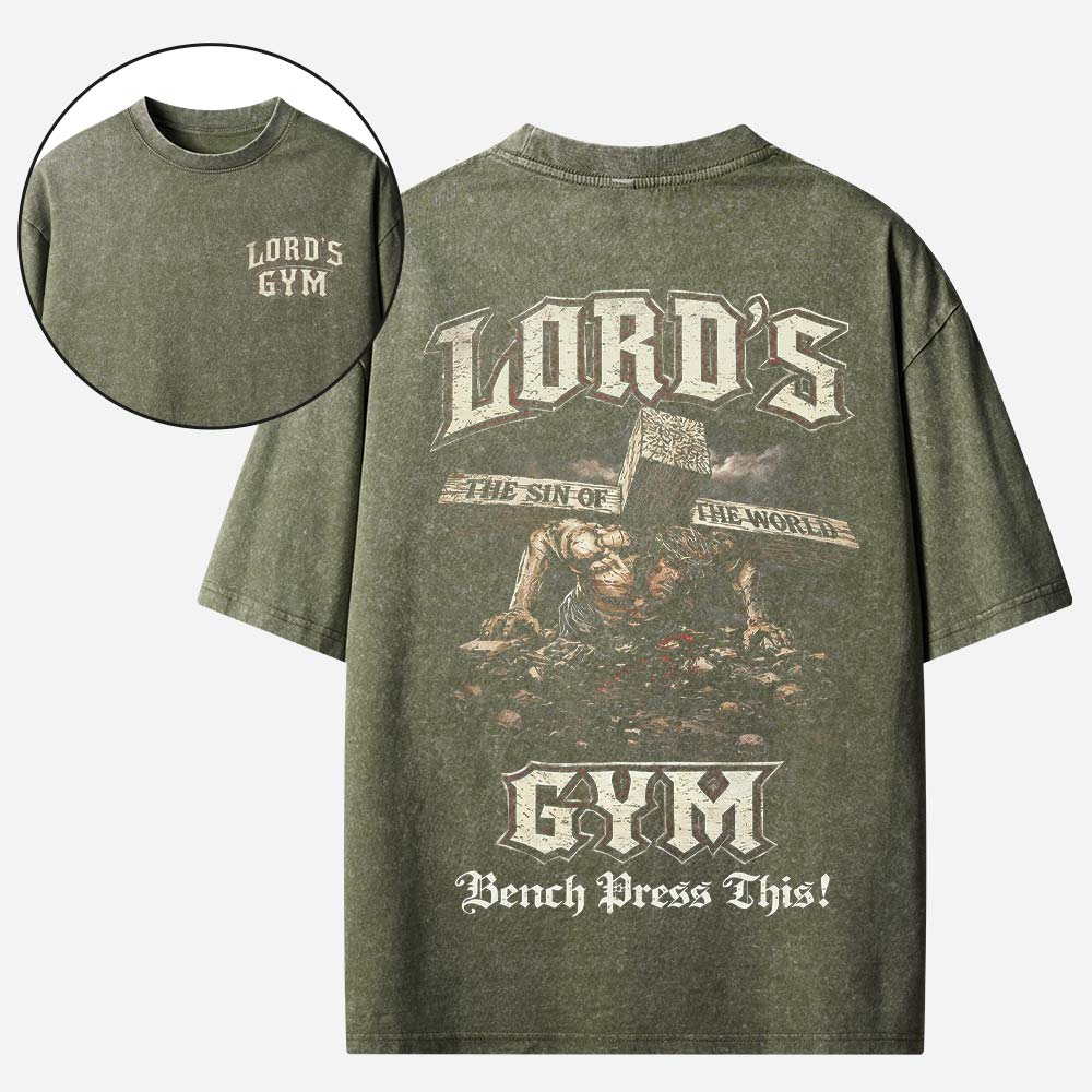 Lords Gym Christian Washed T-Shirt