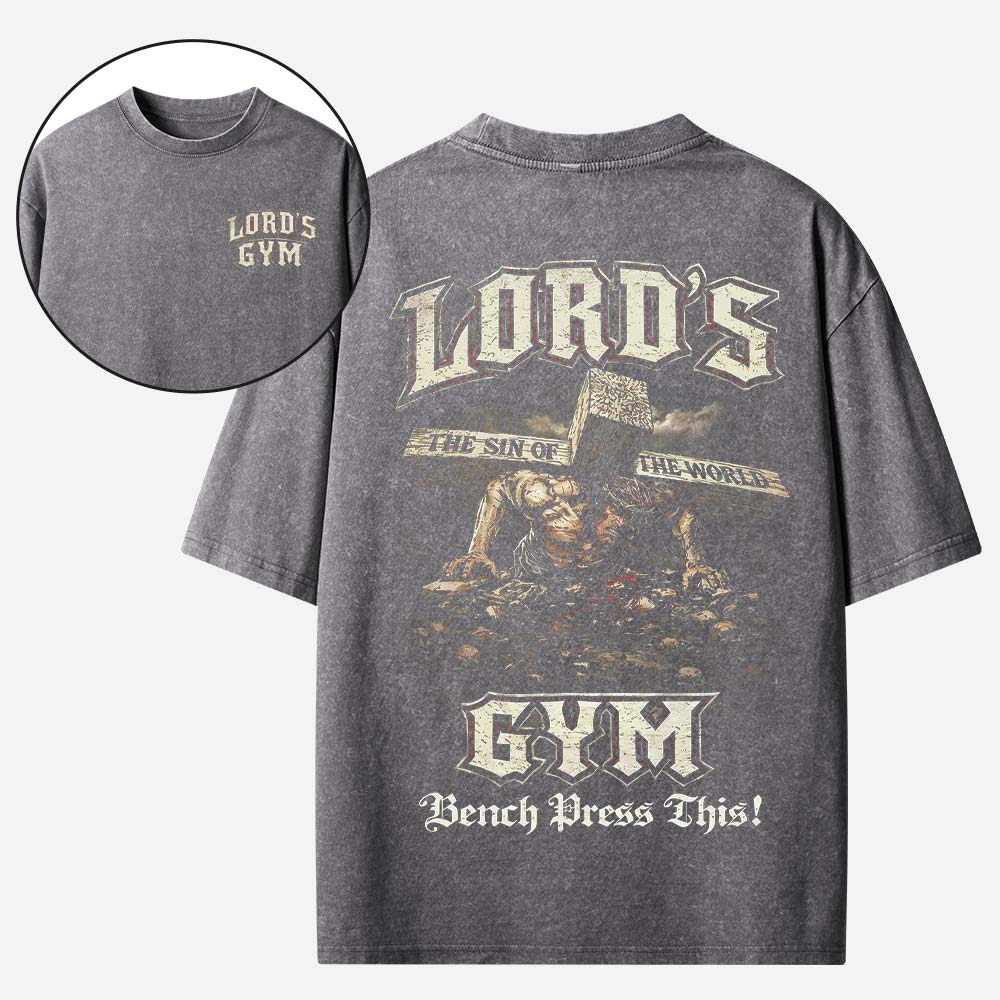 Lords Gym Christian Washed T-Shirt