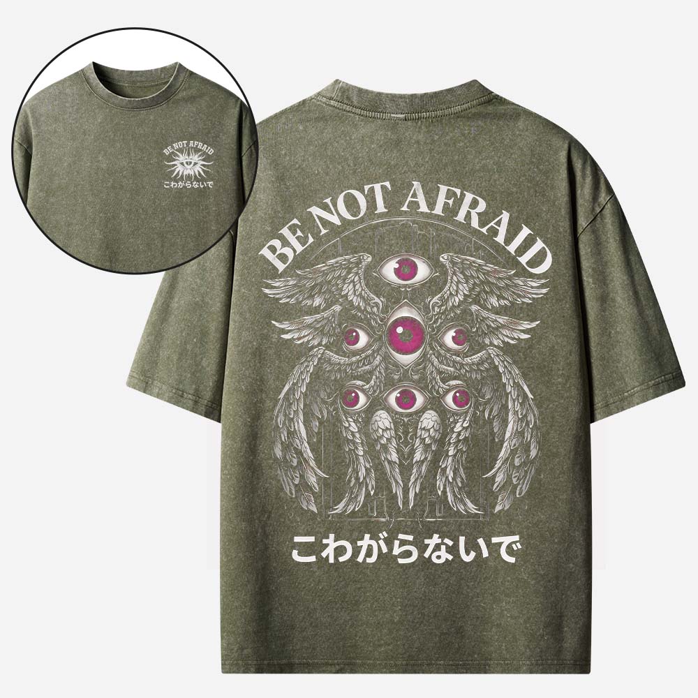 Be Not Afraid Christian Washed T-Shirt