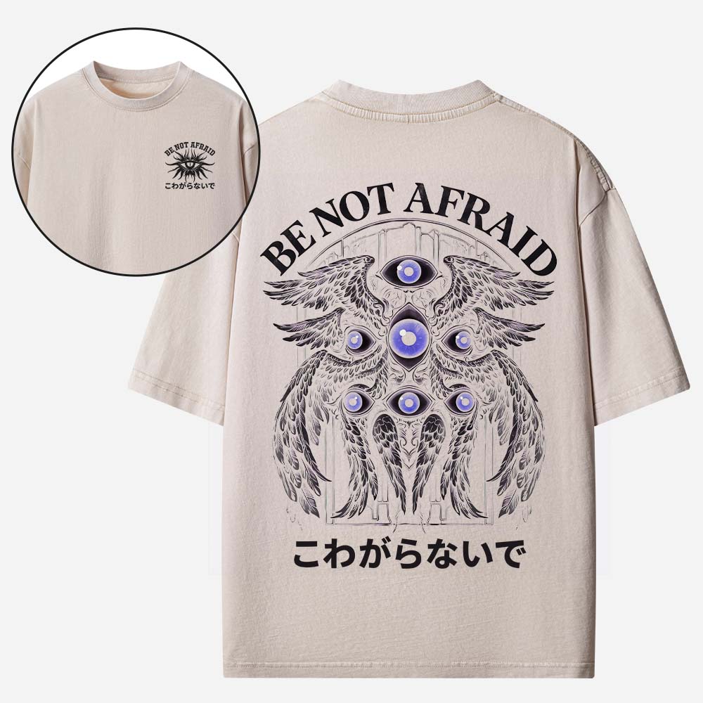 Be Not Afraid Christian Washed T-Shirt