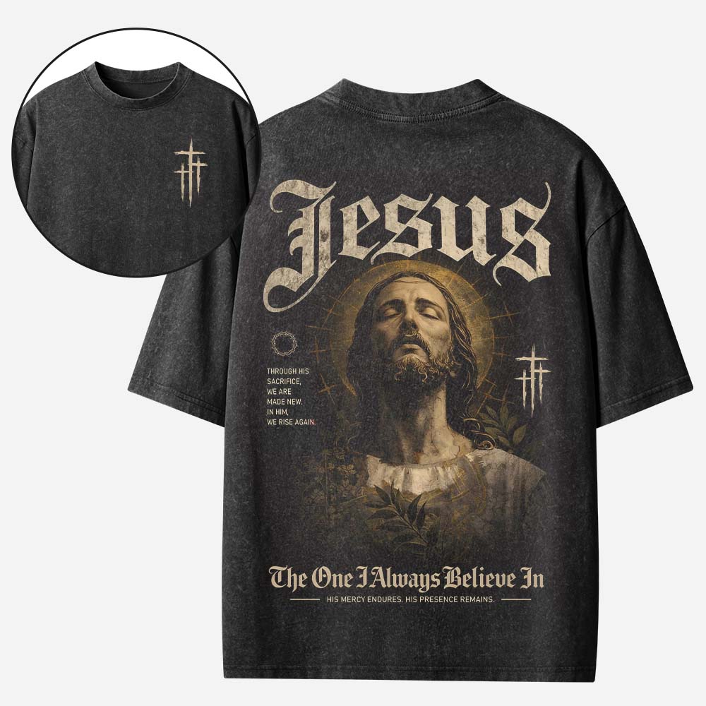 Jesus Christian Washed T-Shirt