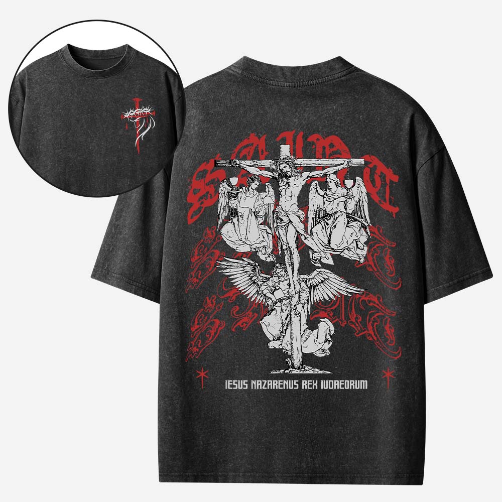 SAINT Christian Washed T-Shirt