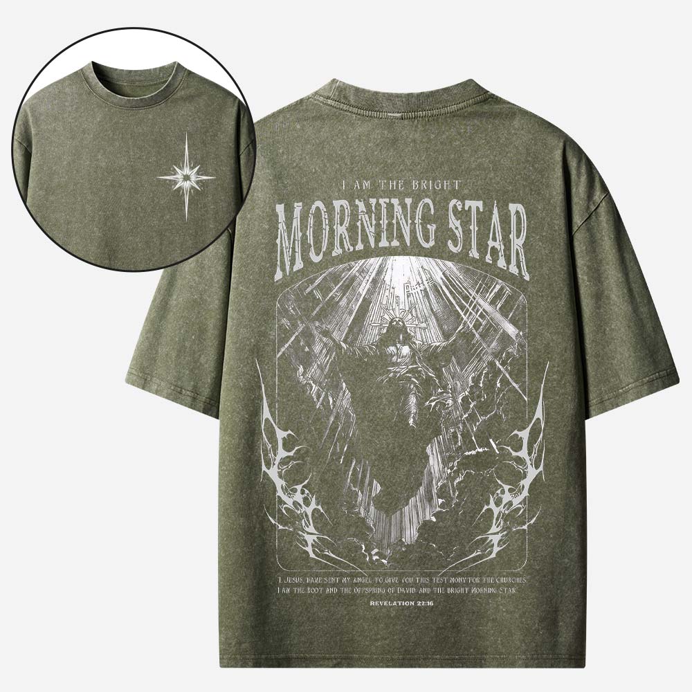 ori Bright Morning Star Christian Washed T-Shirt