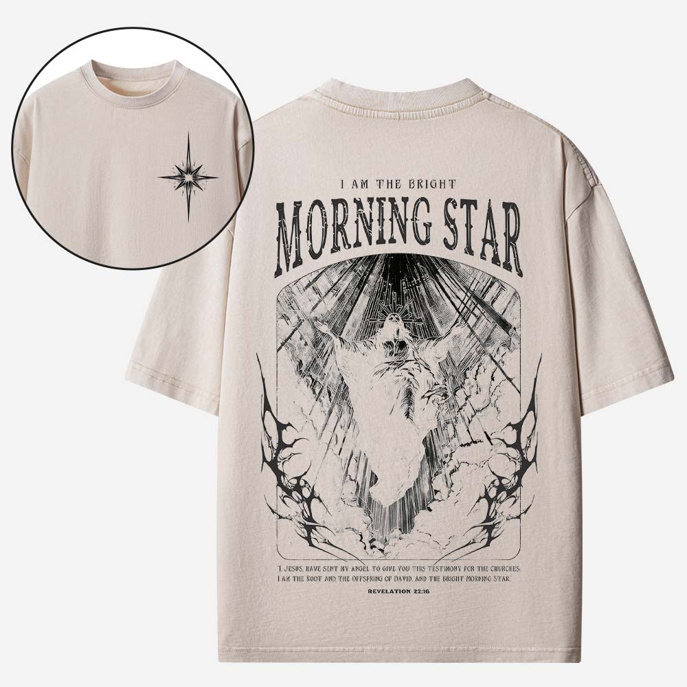 ori Bright Morning Star Christian Washed T-Shirt
