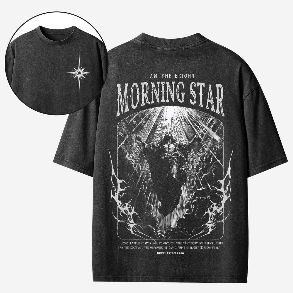 ori Bright Morning Star Christian Washed T-Shirt