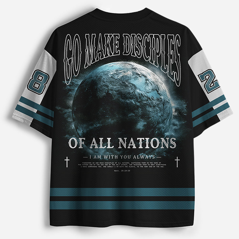 Go Make Disciples of All Nations Christian Mesh Jersey