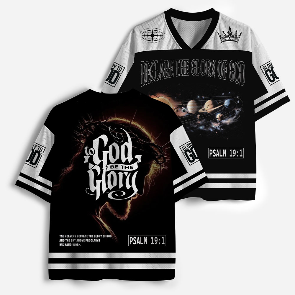 Declare The Glory of God Christian Mesh Jersey