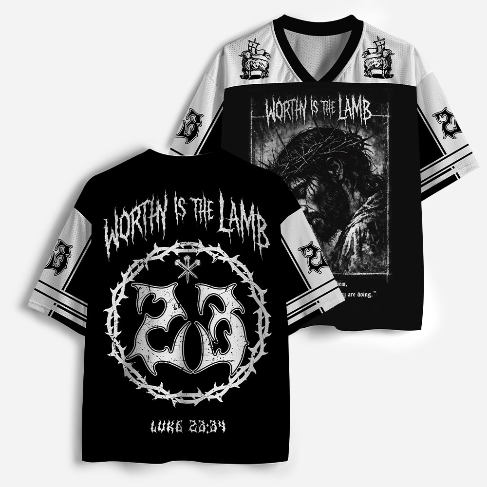 Worthy is The Lamb Christian Mesh Jersey