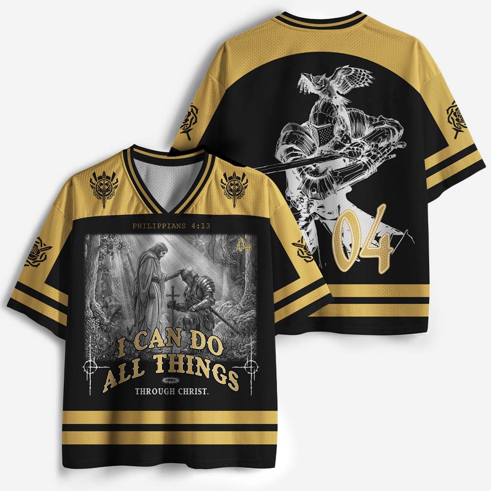 I Can Do All Things Christian Mesh Jersey