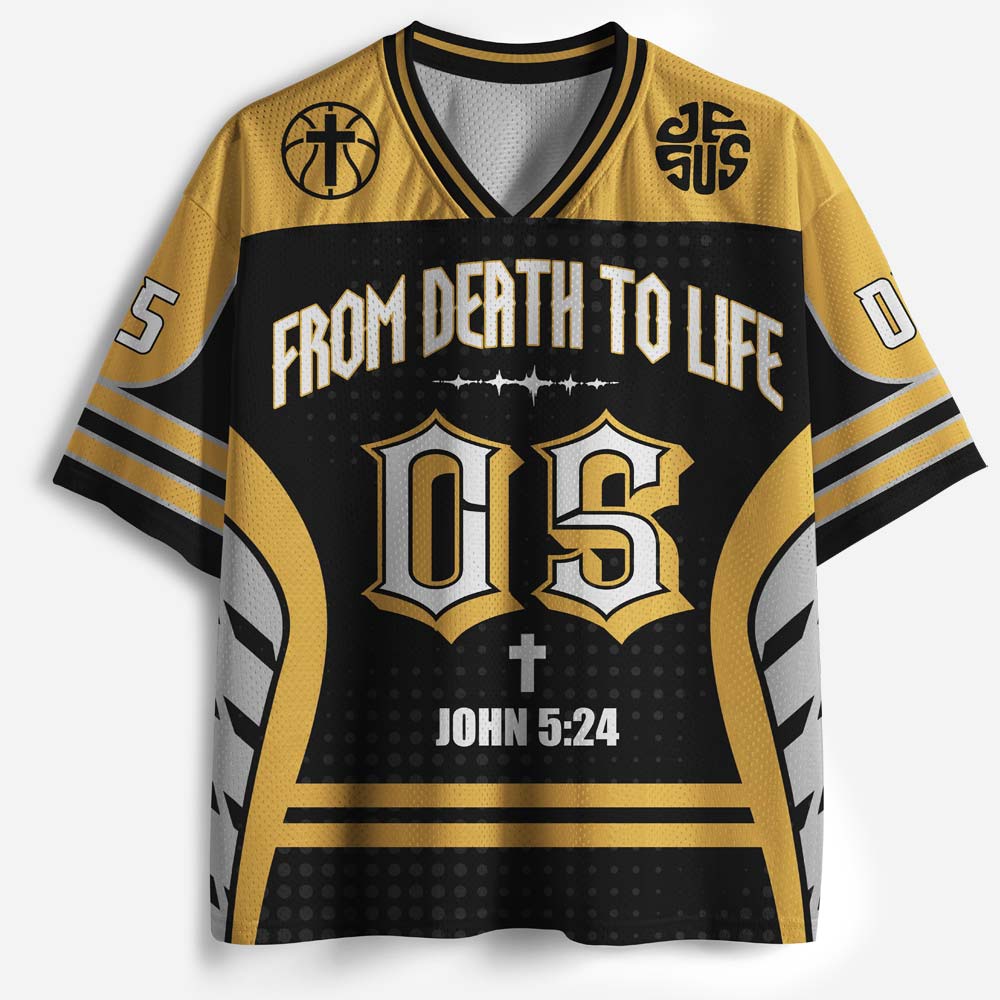 From Death To Life Christian Mesh Jersey