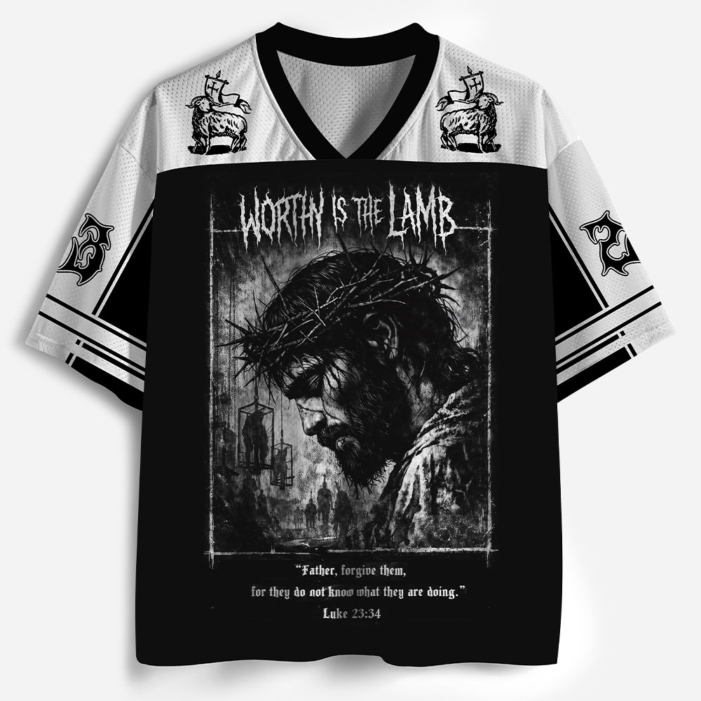Worthy is The Lamb Christian Mesh Jersey