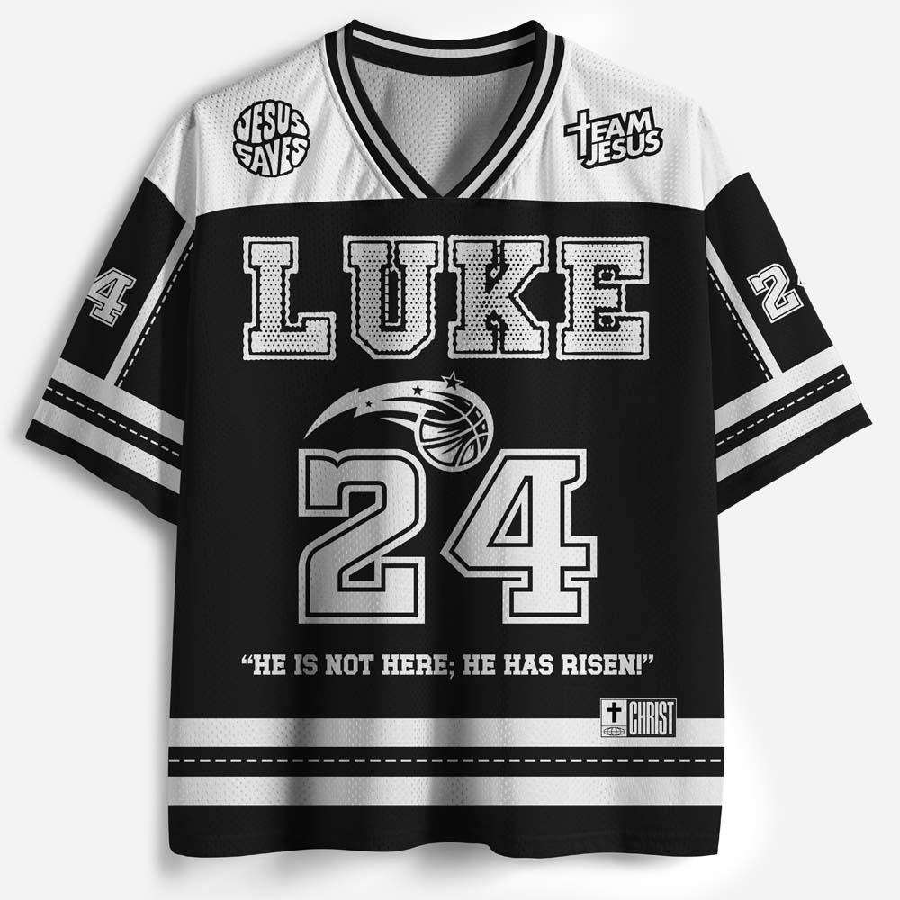 He Is Rizzen Christian Mesh Jersey