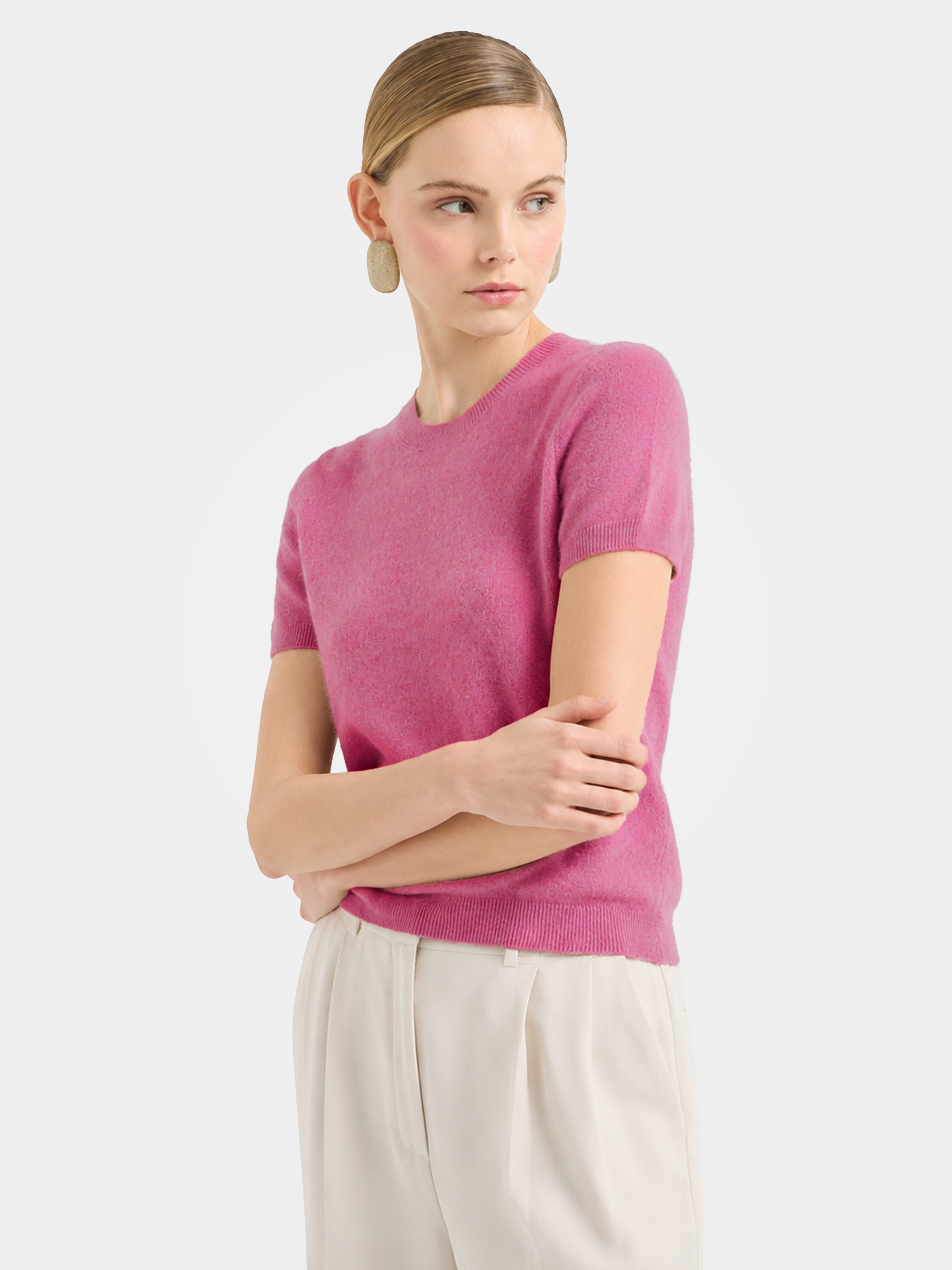 100% Mongolian Cashmere Lightweight Tee