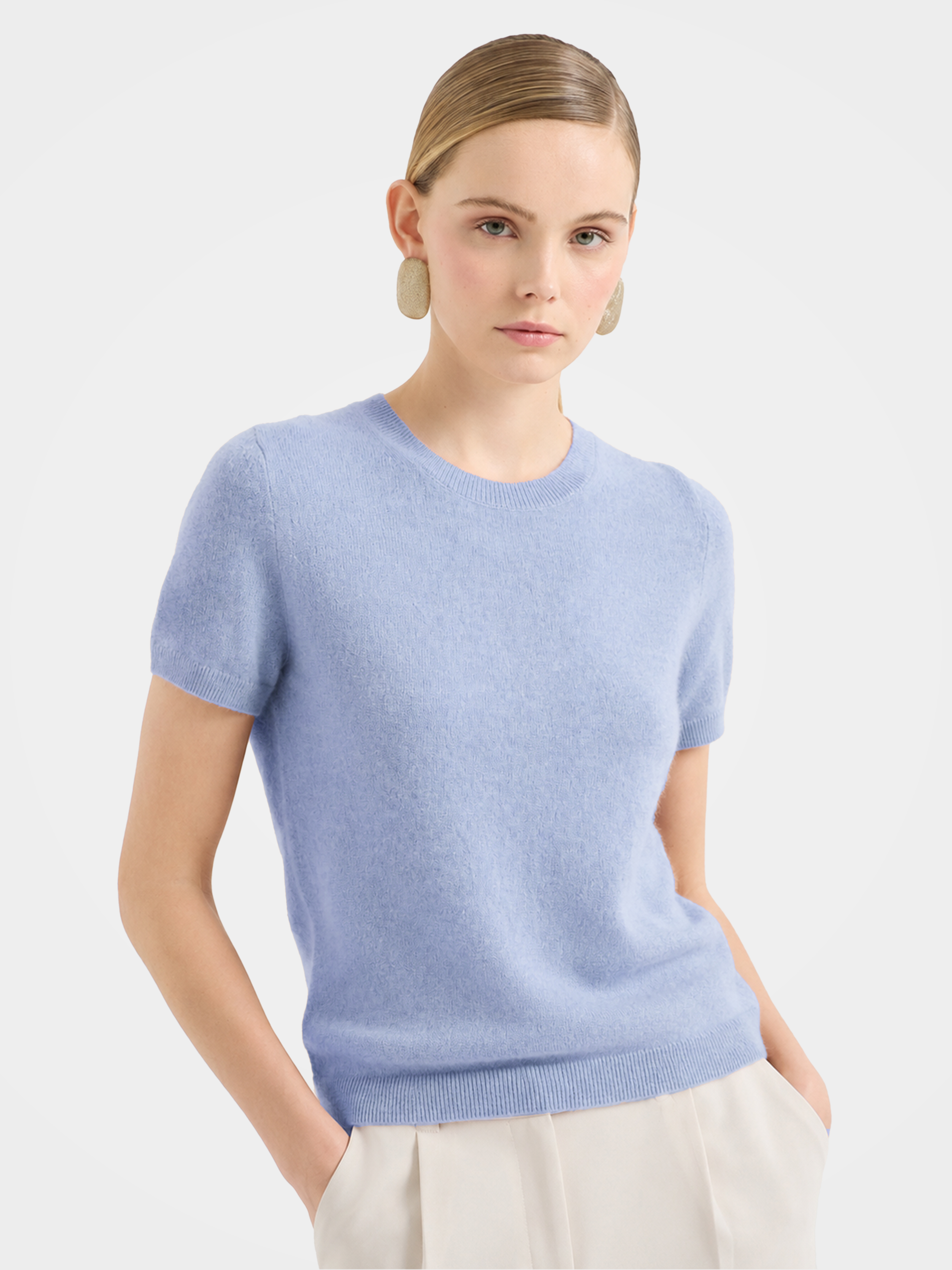 100% Mongolian Cashmere Lightweight Tee