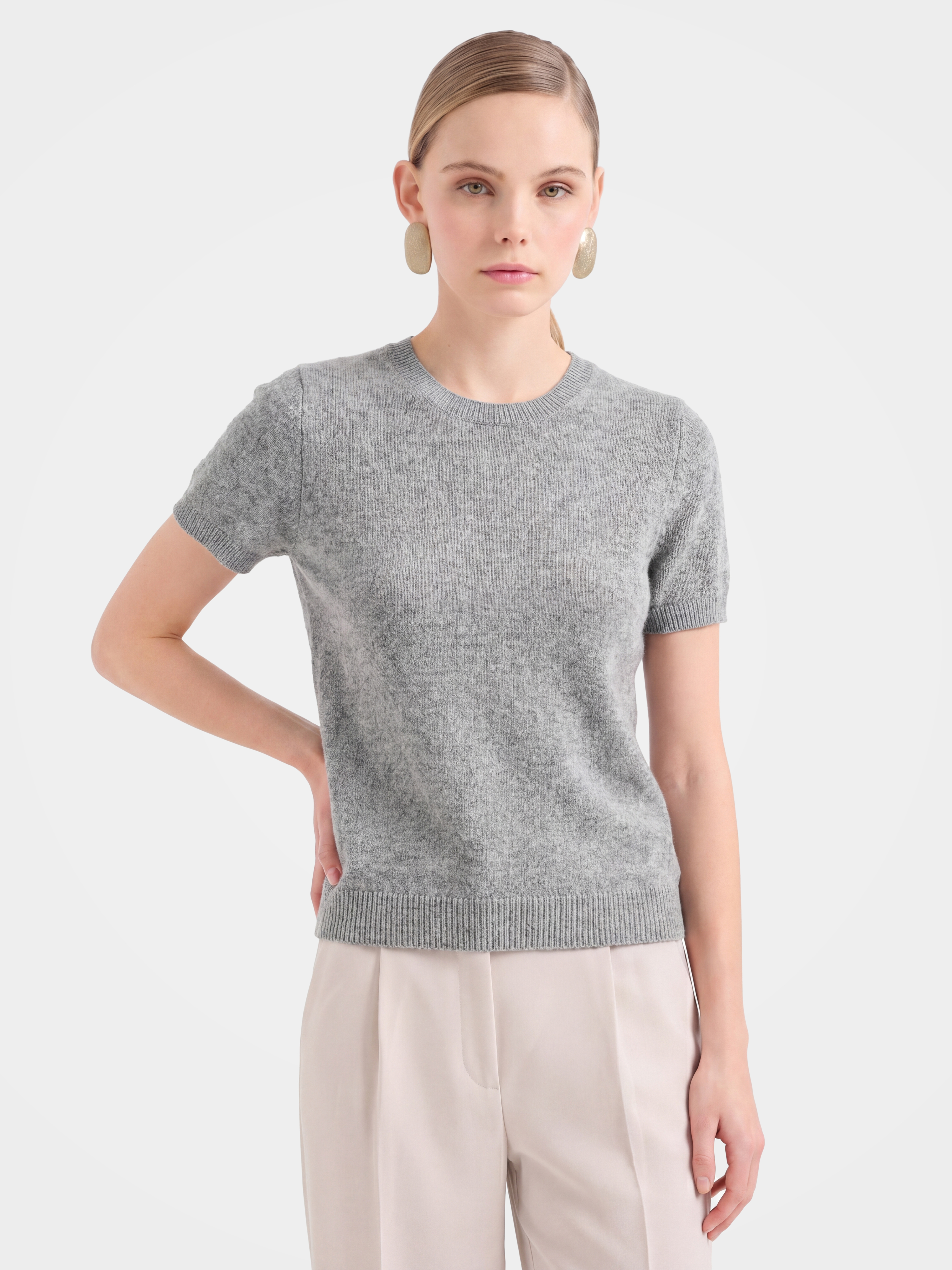 100% Mongolian Cashmere Lightweight Tee