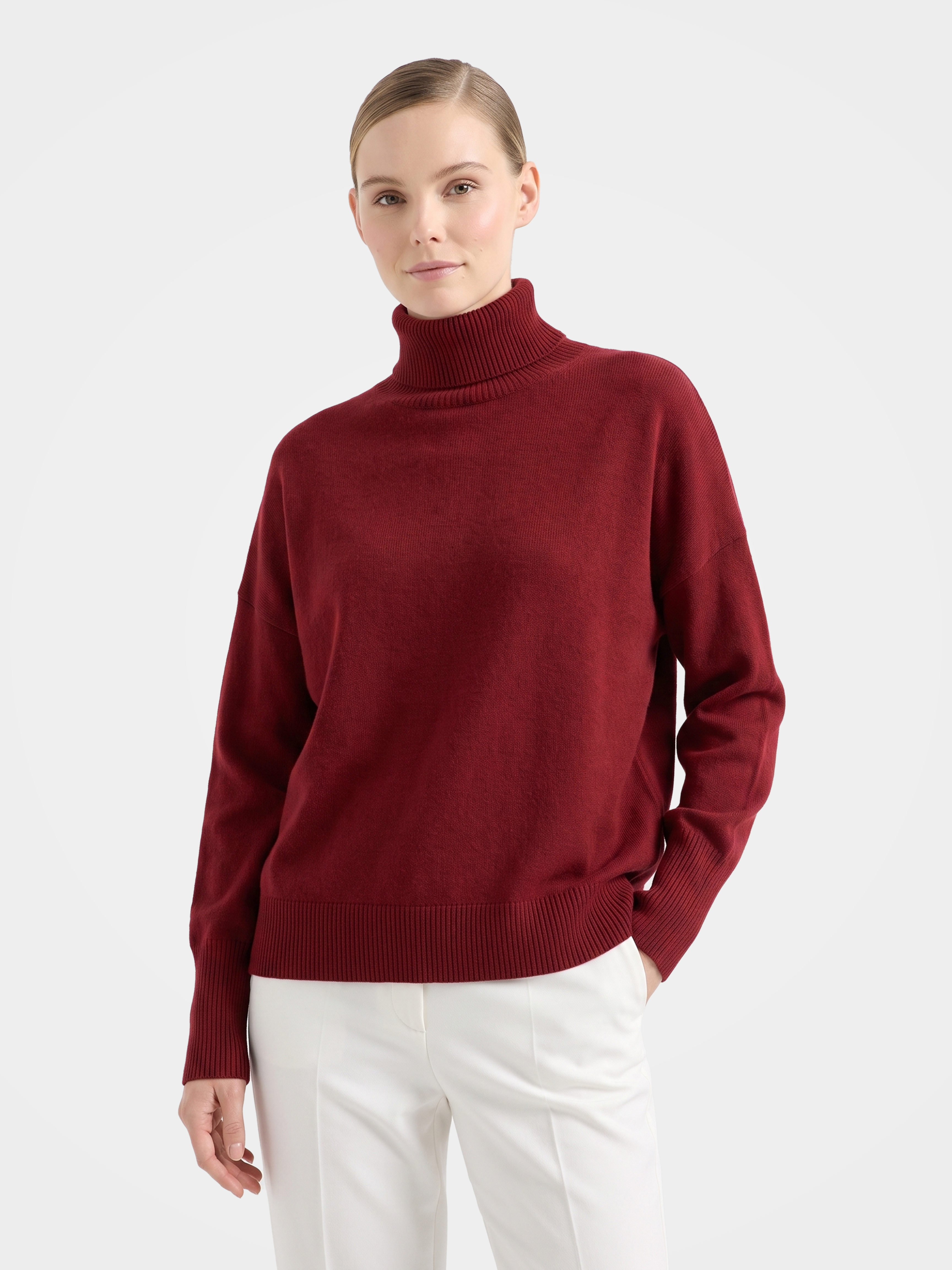 Warm 100% Cashmere Knit Turtleneck Sweater